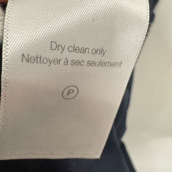 Veronica Beard Navy (Black?) White Midi Dress L XL - Picture 11 of 12